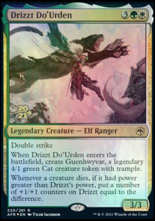 Drizzt Do'Urden [Dungeons & Dragons: Adventures in the Forgotten Realms Prerelease Promos] | Exor Games Bridgewater