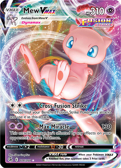 Mew VMAX (114/264) [Sword & Shield: Fusion Strike] | Exor Games Bridgewater