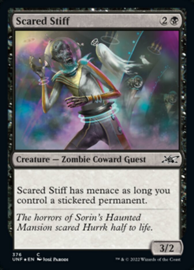 Scared Stiff (Galaxy Foil) [Unfinity] | Exor Games Bridgewater
