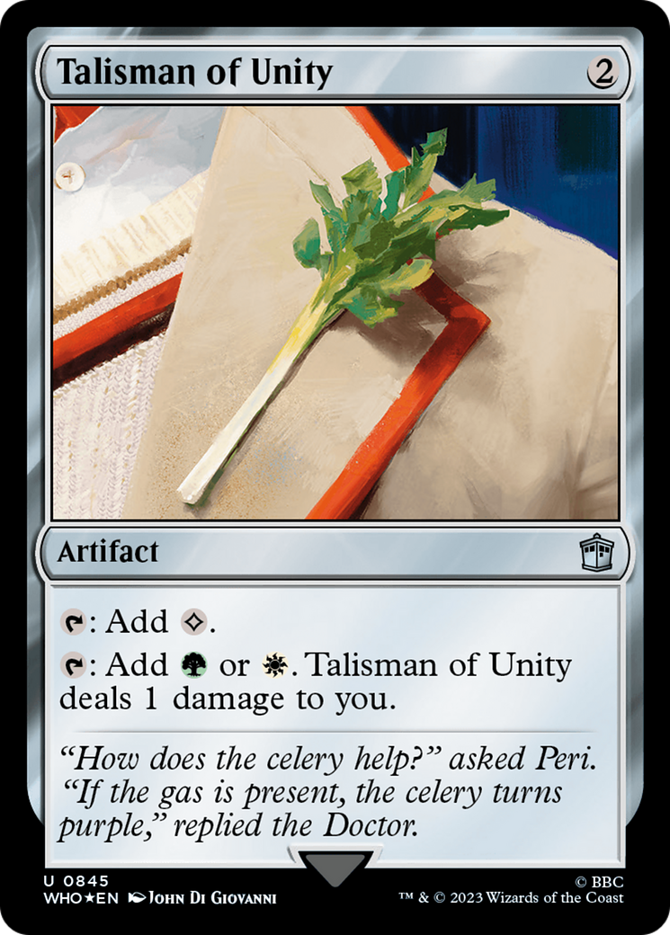 Talisman of Unity (Surge Foil) [Doctor Who] | Exor Games Bridgewater