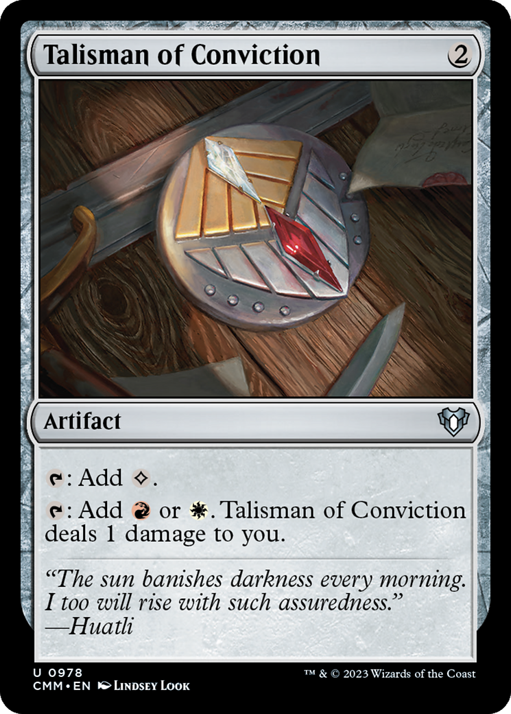 Talisman of Conviction [Commander Masters] | Exor Games Bridgewater