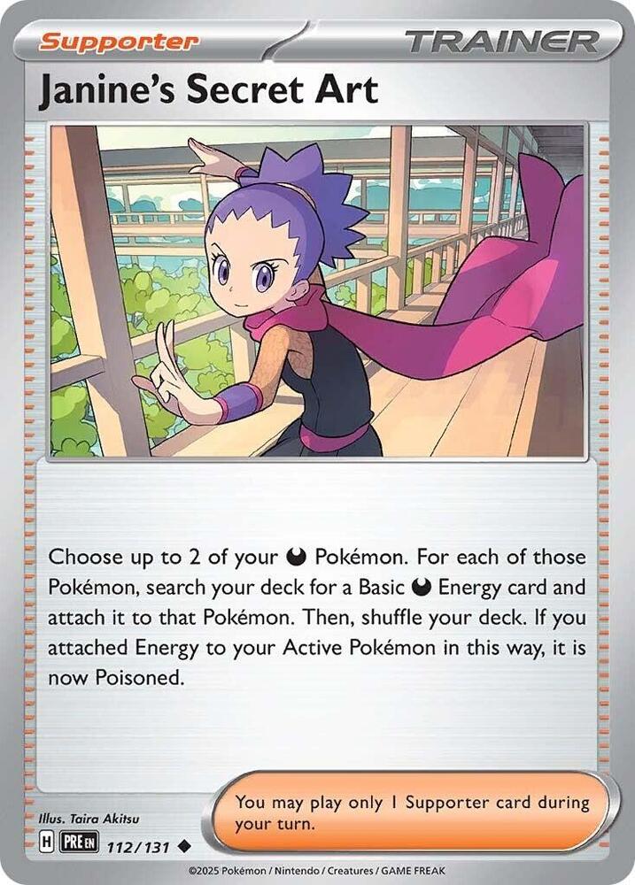 Janine's Secret Art (112/131) [Scarlet & Violet: Prismatic Evolutions] | Exor Games Bridgewater