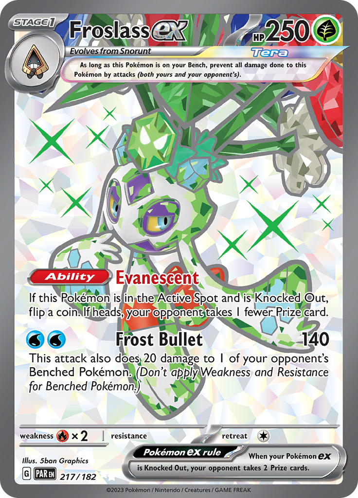 Froslass ex (217/182) [Scarlet & Violet: Paradox Rift] | Exor Games Bridgewater