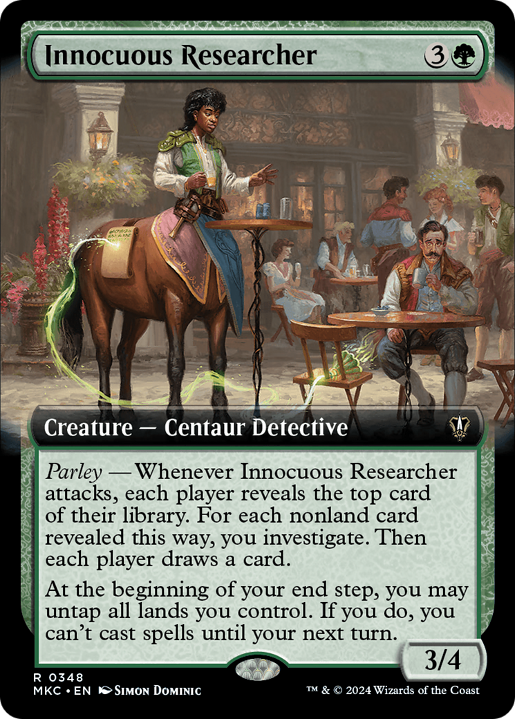 Innocuous Researcher (Extended Art) [Murders at Karlov Manor Commander] | Exor Games Bridgewater