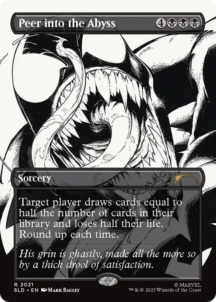 Peer into the Abyss (2021) (Rainbow Foil) [Secret Lair Drop Series] | Exor Games Bridgewater