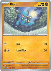 Riolu (112/198) [Scarlet & Violet: Base Set] | Exor Games Bridgewater