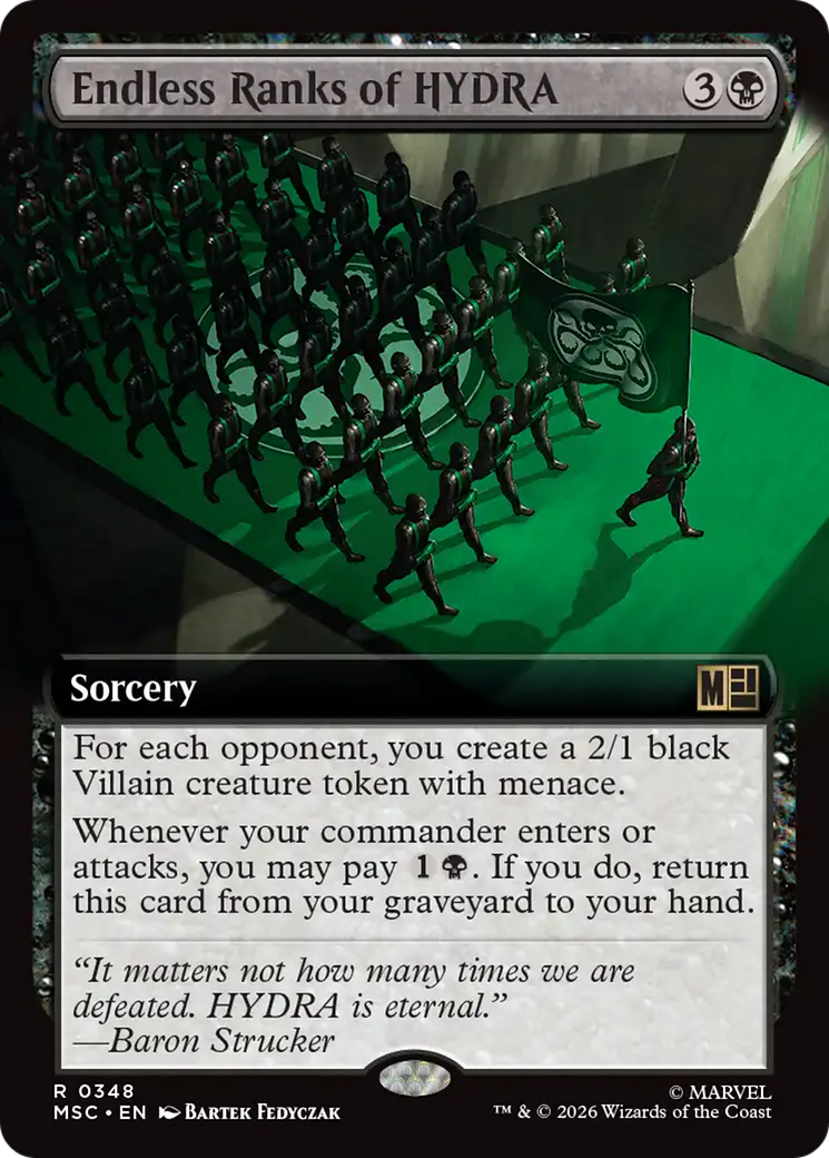 Endless Ranks of HYDRA (Extended Art) [Marvel Super Heroes Commander] | Exor Games Bridgewater