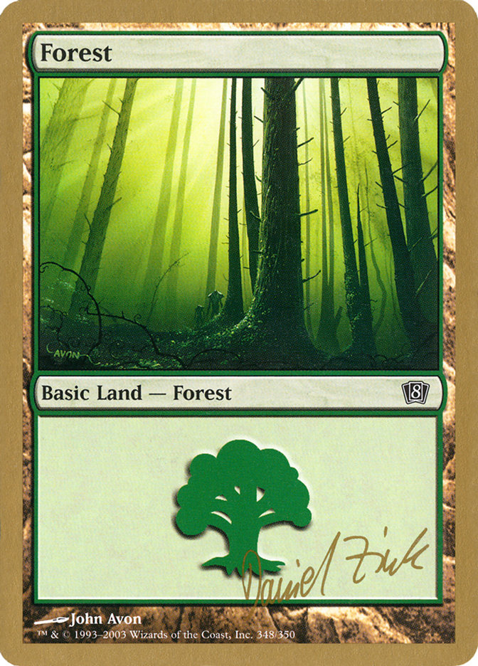 Forest (dz348) (Daniel Zink) [World Championship Decks 2003] | Exor Games Bridgewater