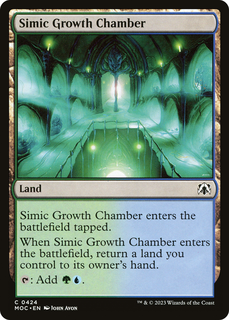 Simic Growth Chamber [March of the Machine Commander] | Exor Games Bridgewater