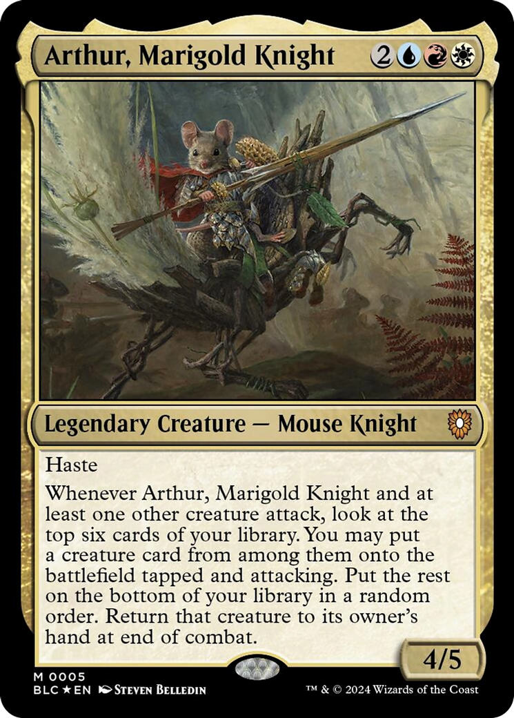 Arthur, Marigold Knight [Bloomburrow Commander] | Exor Games Bridgewater