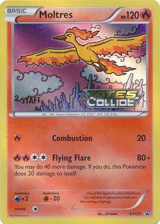 Moltres (XY127) (Staff) [XY: Black Star Promos] | Exor Games Bridgewater