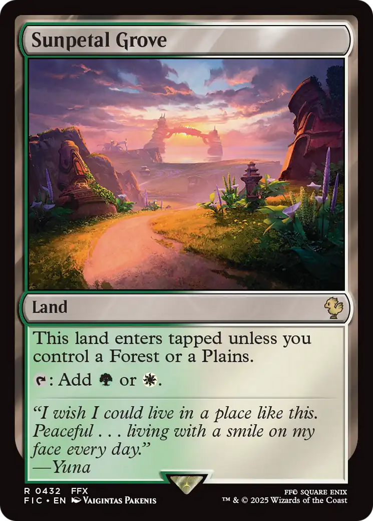 Sunpetal Grove [FINAL FANTASY Commander] | Exor Games Bridgewater