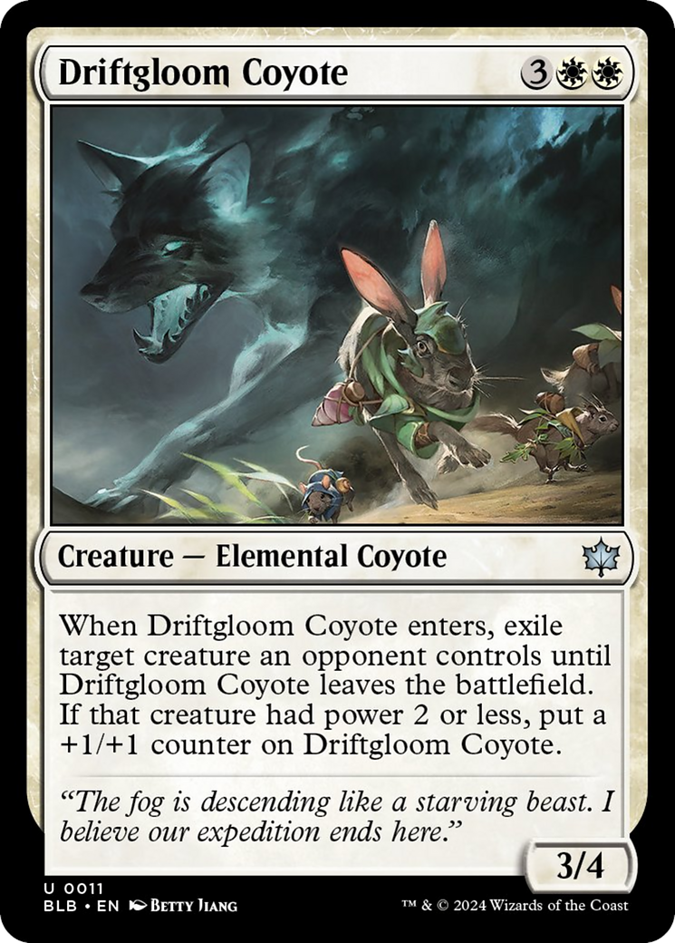 Driftgloom Coyote [Bloomburrow] | Exor Games Bridgewater
