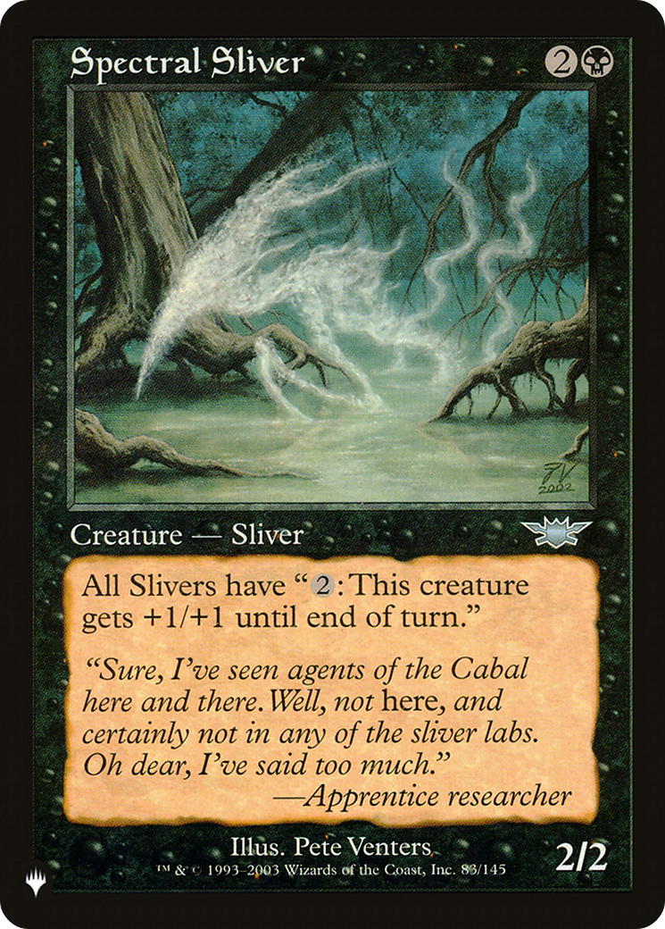 Spectral Sliver [The List Reprints] | Exor Games Bridgewater