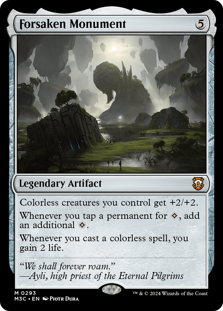 Forsaken Monument (Ripple Foil) [Modern Horizons 3 Commander] | Exor Games Bridgewater