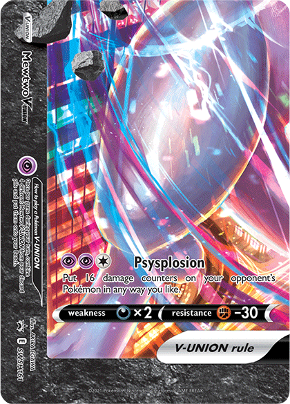 Mewtwo V-Union (SWSH161) [Sword & Shield: Black Star Promos] | Exor Games Bridgewater
