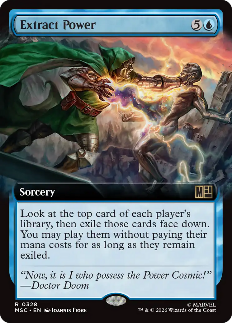 Extract Power (Extended Art) [Marvel Super Heroes Commander] | Exor Games Bridgewater