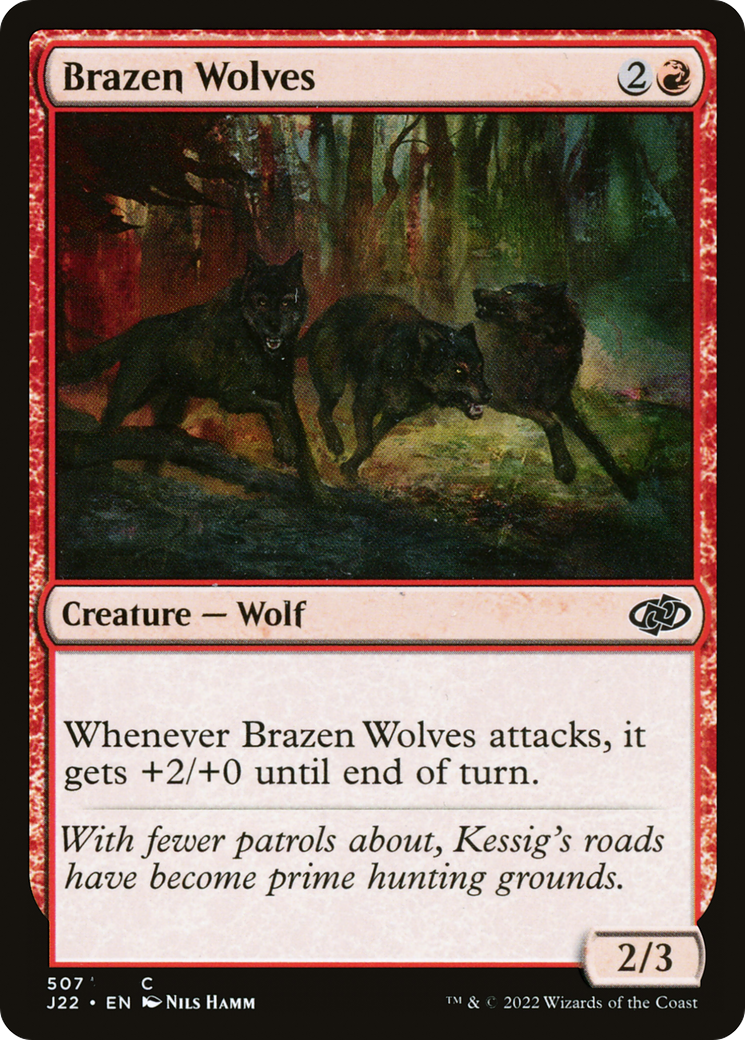 Brazen Wolves [Jumpstart 2022] | Exor Games Bridgewater