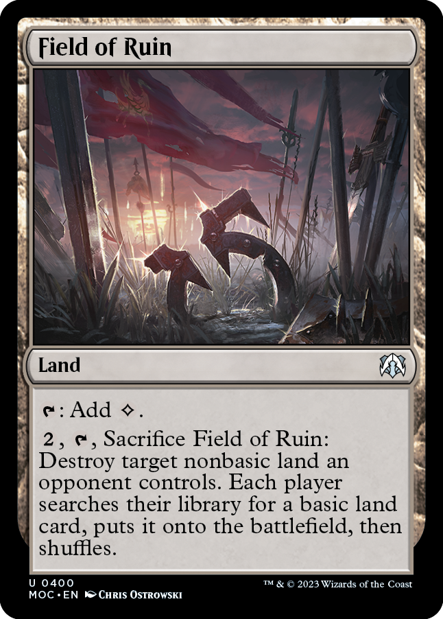 Field of Ruin [March of the Machine Commander] | Exor Games Bridgewater