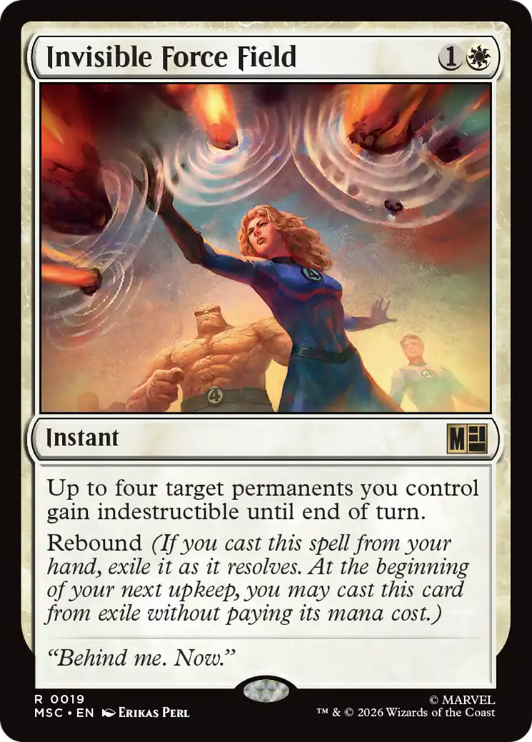 Invisible Force Field (Surge Foil) [Marvel Super Heroes Commander] | Exor Games Bridgewater