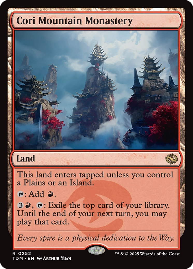 Cori Mountain Monastery [Tarkir: Dragonstorm] | Exor Games Bridgewater