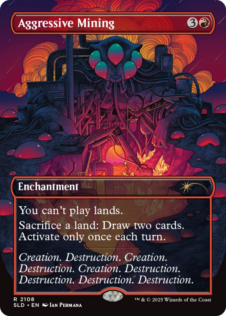 Aggressive Mining (Galaxy Foil) [Secret Lair Drop Series] | Exor Games Bridgewater