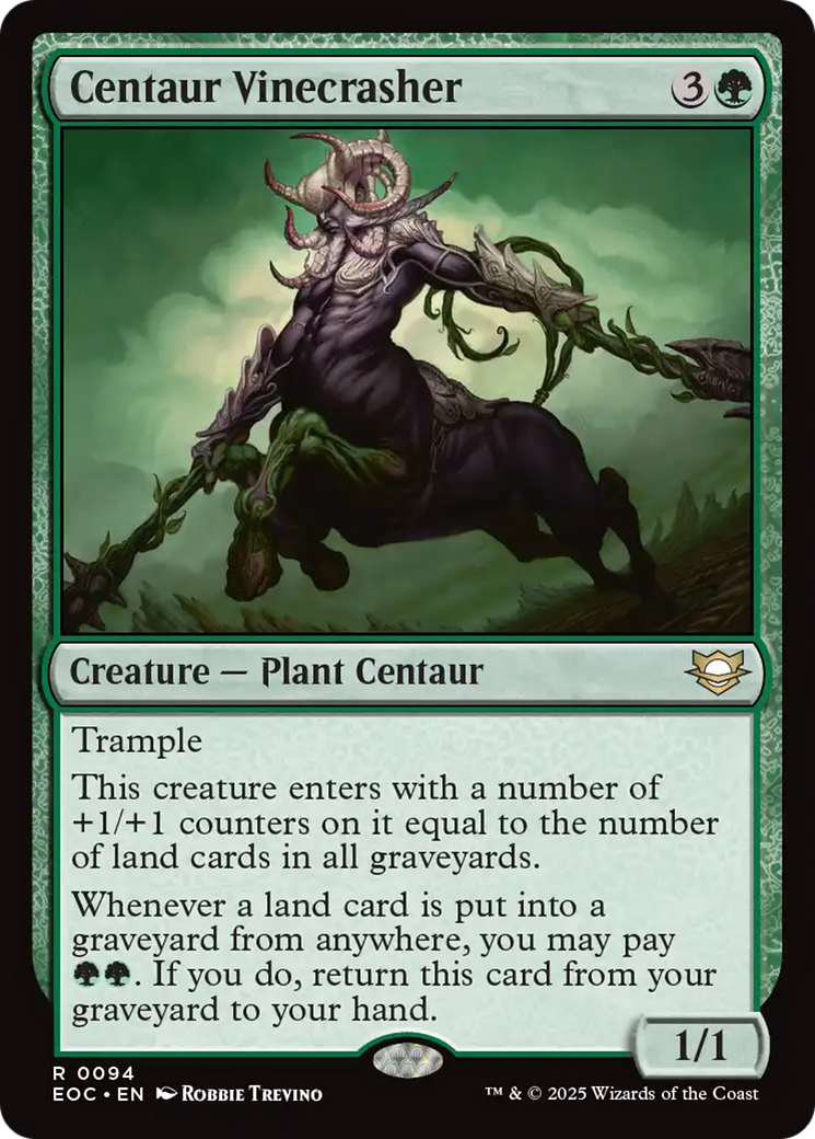 Centaur Vinecrasher [Edge of Eternities Commander] | Exor Games Bridgewater
