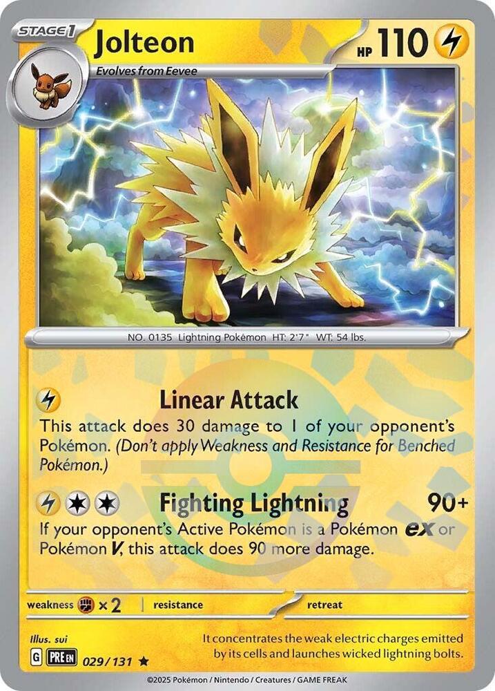 Jolteon (029/131) (Poke Ball Pattern) [Scarlet & Violet: Prismatic Evolutions] | Exor Games Bridgewater