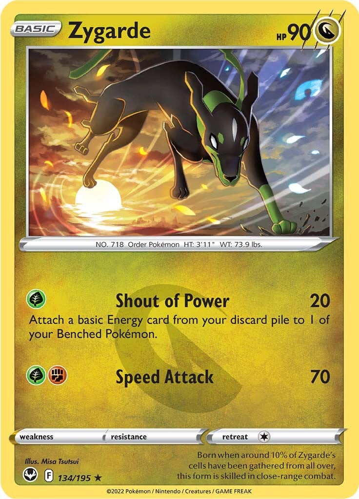 Zygarde (134/195) [Sword & Shield: Silver Tempest] | Exor Games Bridgewater