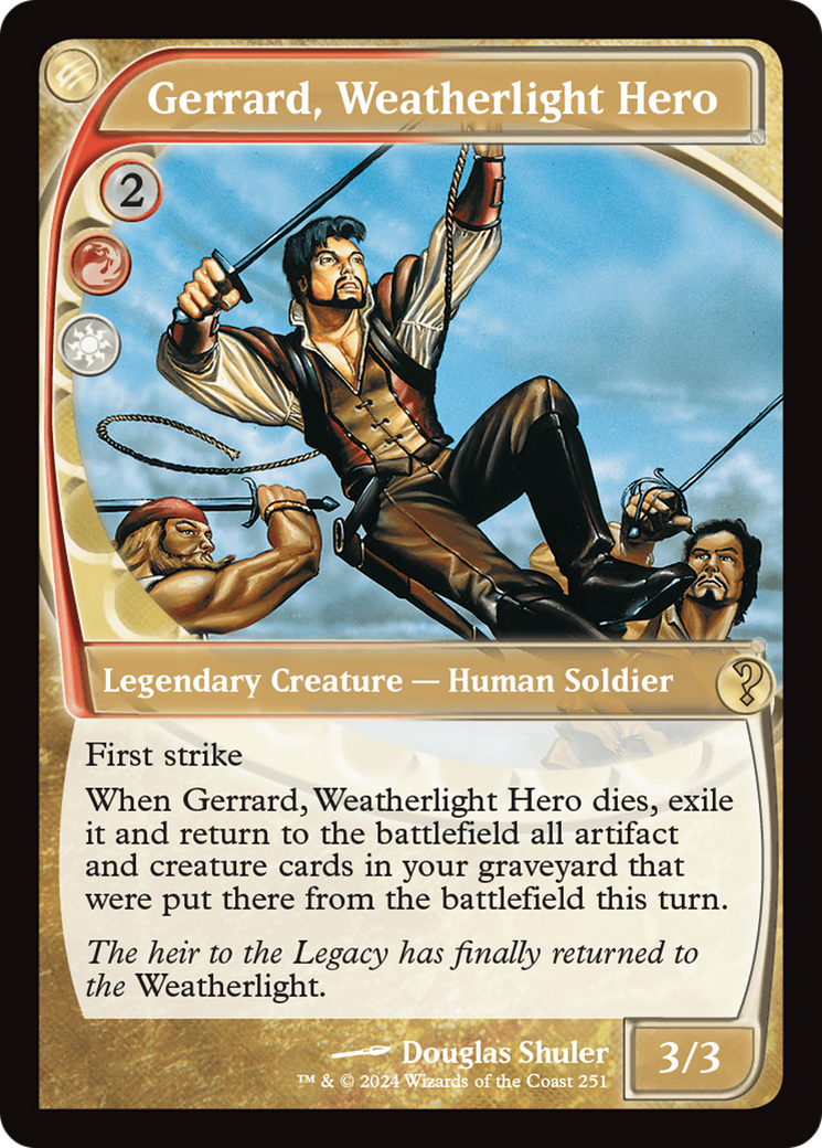 Gerrard, Weatherlight Hero (Future Sight) [Mystery Booster 2] | Exor Games Bridgewater