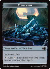 Beast // Vibranium Double-Sided Token [Marvel Super Heroes Commander Tokens] | Exor Games Bridgewater