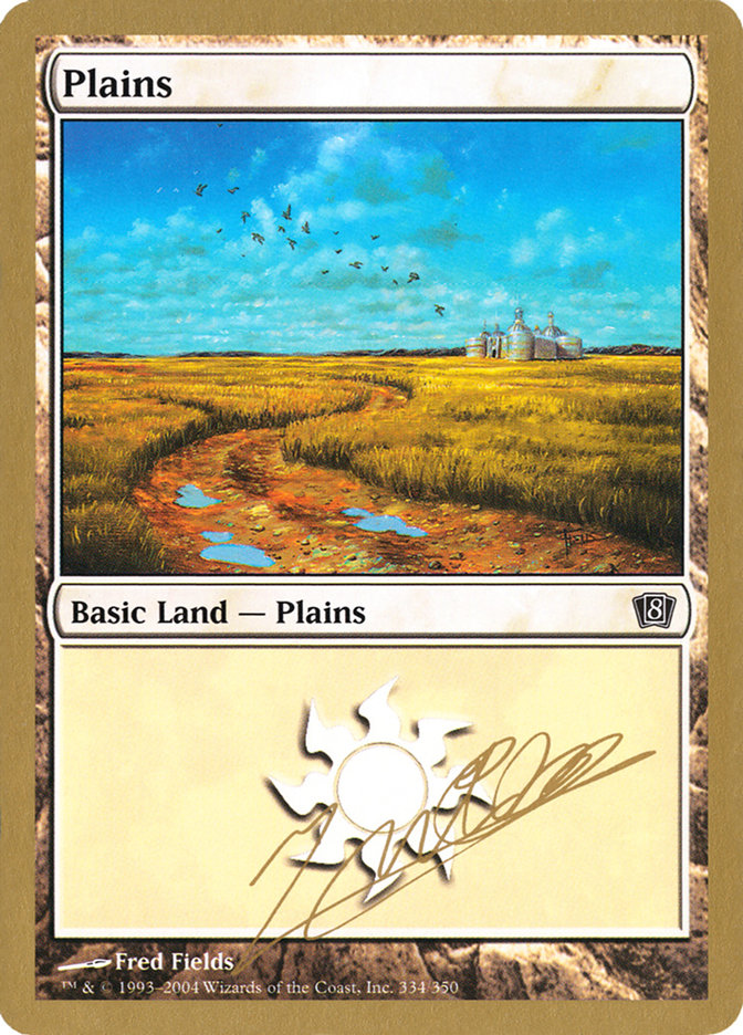 Plains (jn334) (Julien Nuijten) [World Championship Decks 2004] | Exor Games Bridgewater