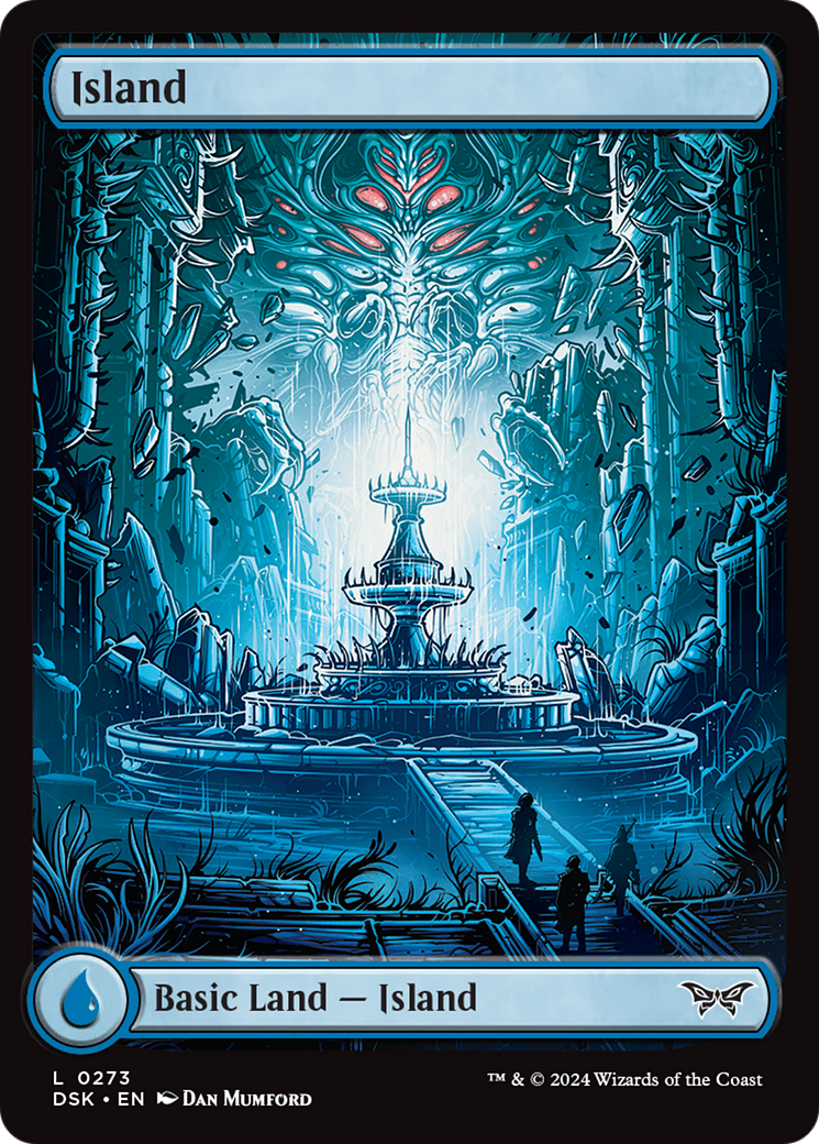 Island (273) - Full Art [Duskmourn: House of Horror] | Exor Games Bridgewater