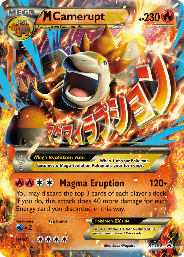 M Camerupt EX (XY198) [XY: Black Star Promos] | Exor Games Bridgewater