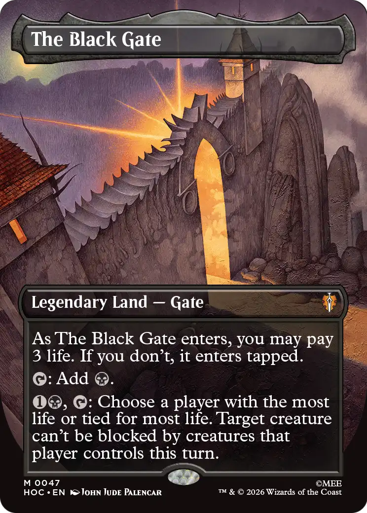 The Black Gate (Borderless) [The Hobbit: Eternal-Legal] | Exor Games Bridgewater