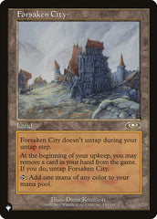 Forsaken City [The List] | Exor Games Bridgewater