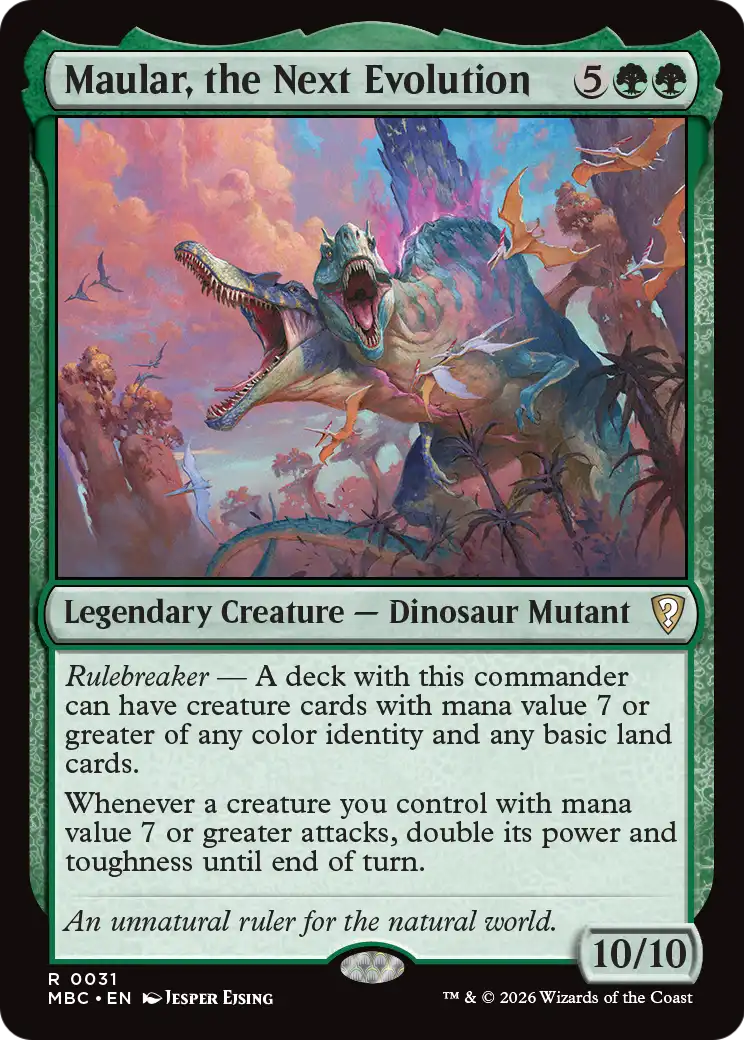 Maular, the Next Evolution [Mystery Booster: Commander Edition] | Exor Games Bridgewater