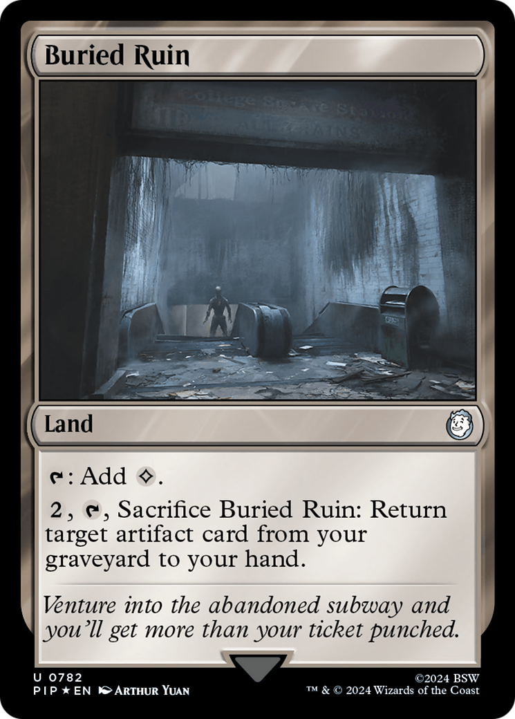 Buried Ruin (Surge Foil) [Fallout] | Exor Games Bridgewater