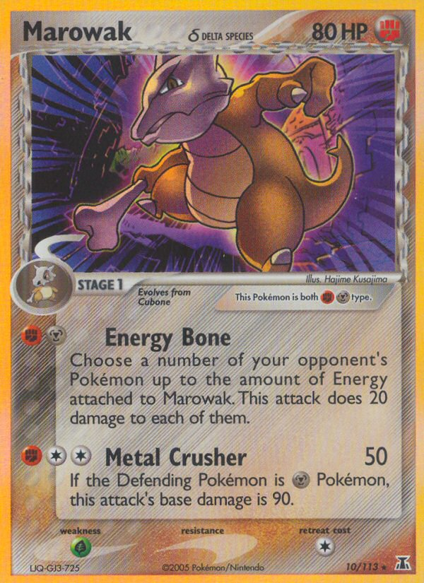 Marowak (10/113) (Delta Species) [EX: Delta Species] | Exor Games Bridgewater