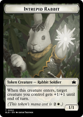 Wall // Intrepid Rabbit Double-Sided Token [Bloomburrow Tokens] | Exor Games Bridgewater