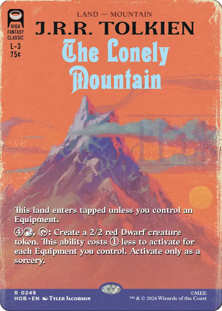 The Lonely Mountain (Borderless) (0248) [The Hobbit] | Exor Games Bridgewater