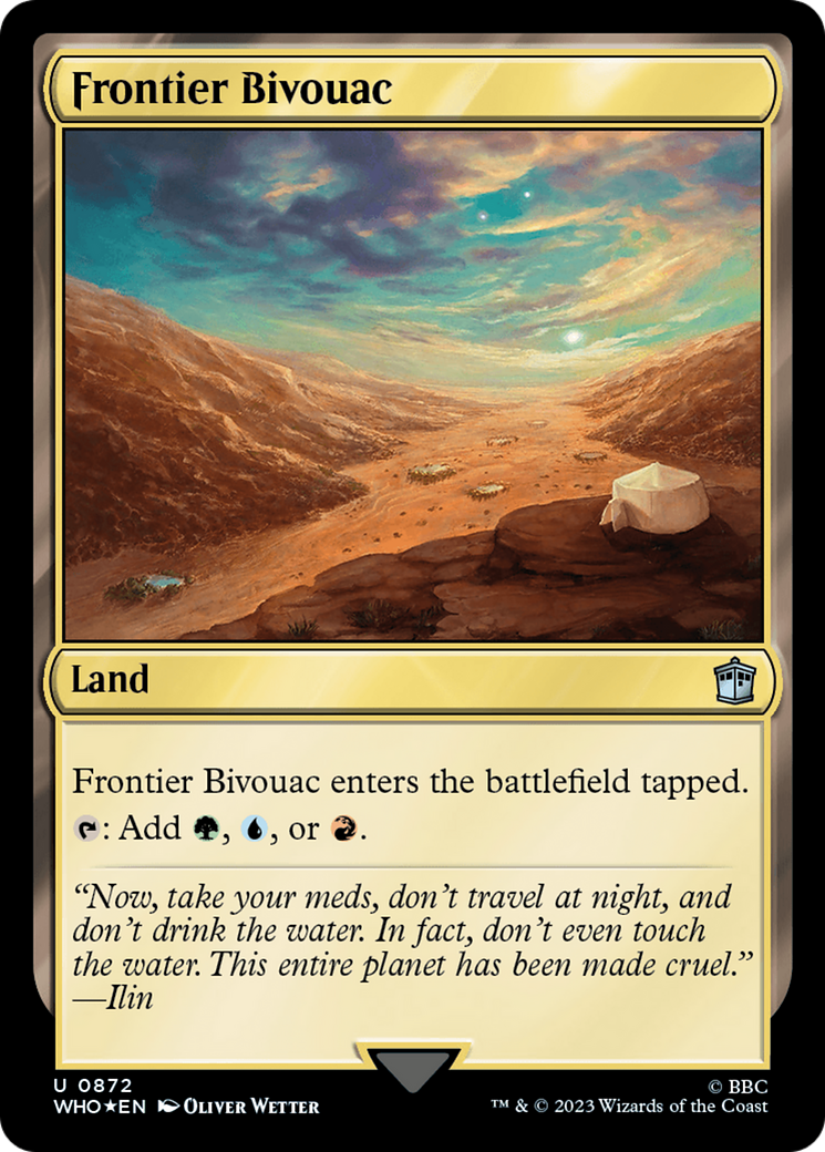 Frontier Bivouac (Surge Foil) [Doctor Who] | Exor Games Bridgewater