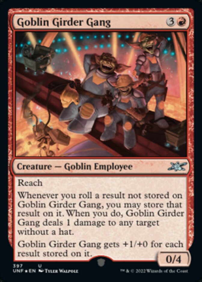 Goblin Girder Gang (Galaxy Foil) [Unfinity] | Exor Games Bridgewater