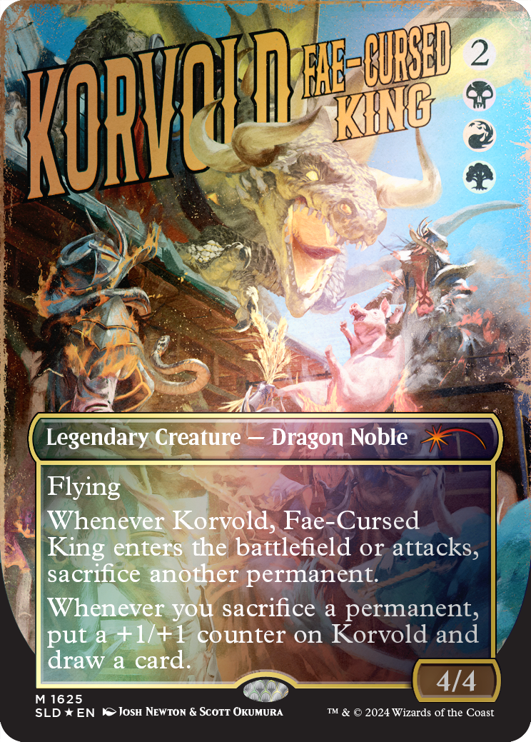 Korvold, Fae-Cursed King (Rainbow Foil) [Secret Lair Drop Series] | Exor Games Bridgewater