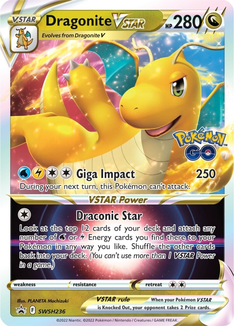 Dragonite VSTAR (SWSH236) [Sword & Shield: Black Star Promos] | Exor Games Bridgewater