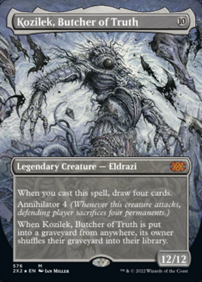 Kozilek, Butcher of Truth (Textured Foil) [Double Masters 2022] | Exor Games Bridgewater