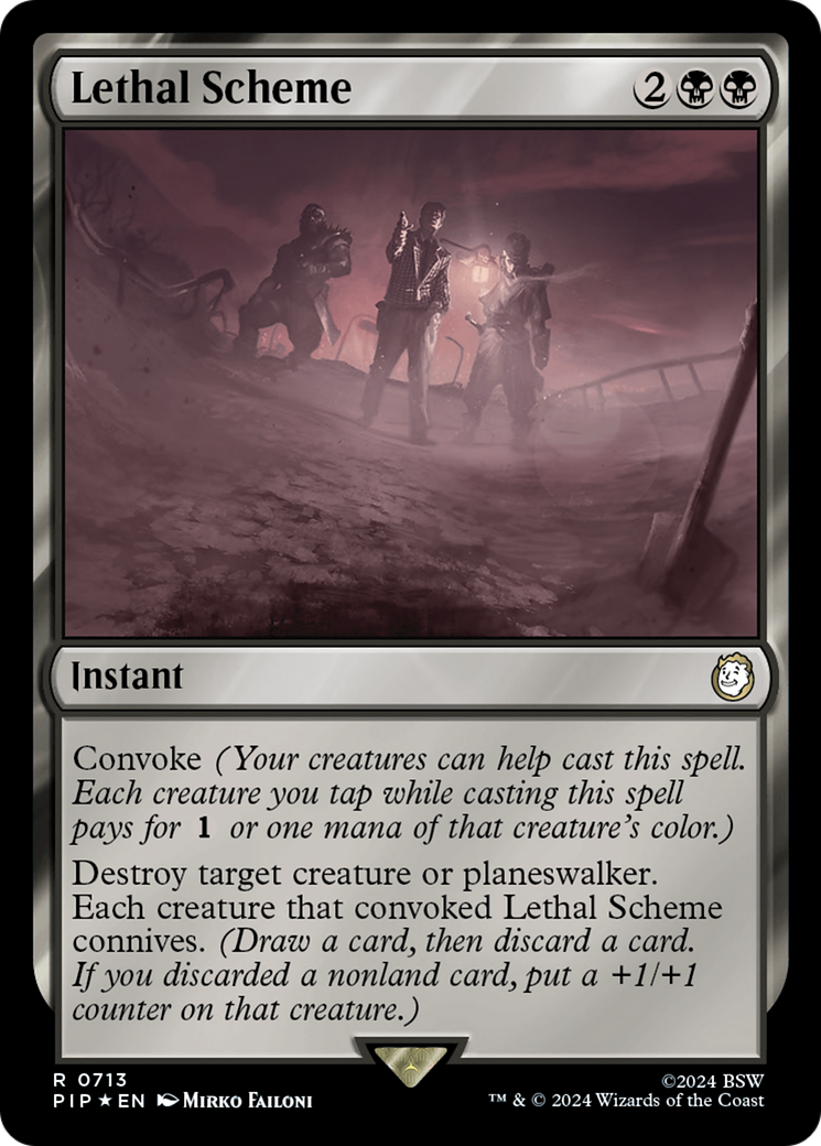 Lethal Scheme (Surge Foil) [Fallout] | Exor Games Bridgewater