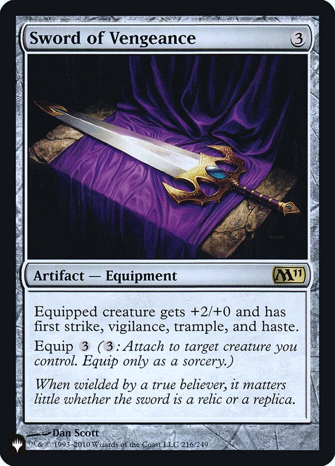 Sword of Vengeance [The List] | Exor Games Bridgewater