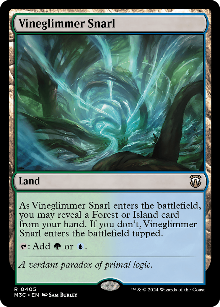 Vineglimmer Snarl (Ripple Foil) [Modern Horizons 3 Commander] | Exor Games Bridgewater