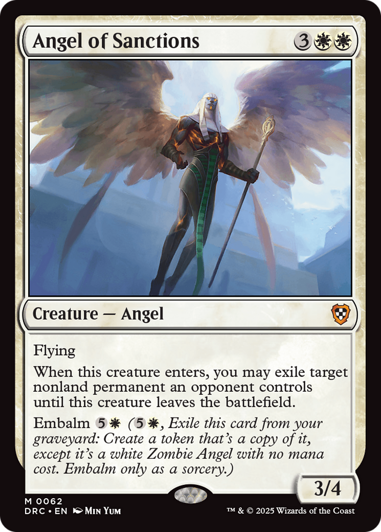 Angel of Sanctions [Aetherdrift Commander] | Exor Games Bridgewater